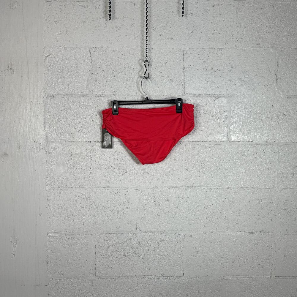 Vince Camuto Women's Draped High-Waist Bikini Bottoms - Watermelon medium $68 - Picture 6 of 10